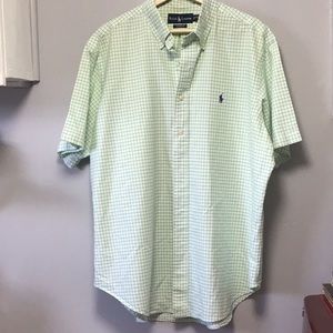 Ralph Lauren short sleeves button down shirt size XL in new condition no tags.